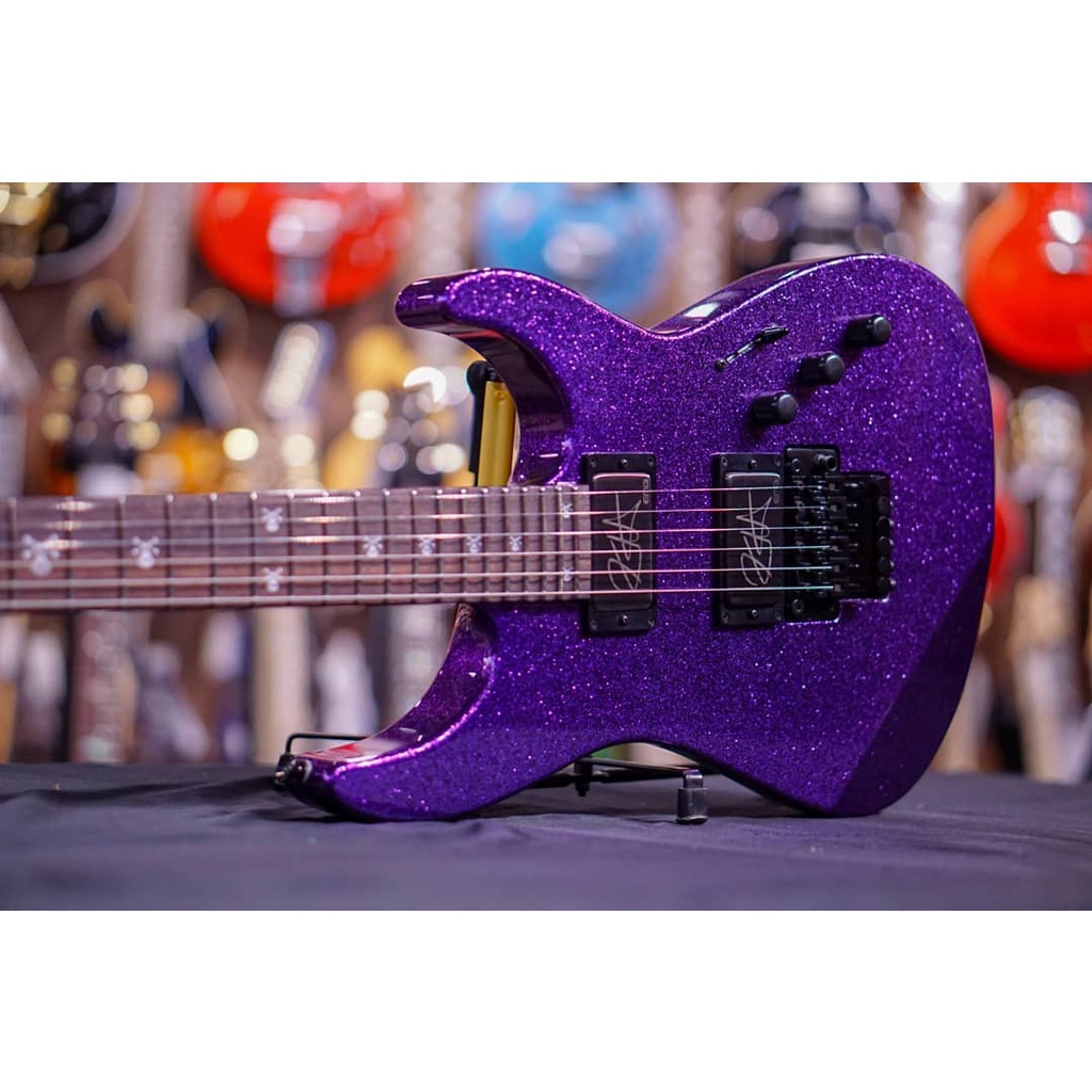 ESP kirk hammett purple sparkle