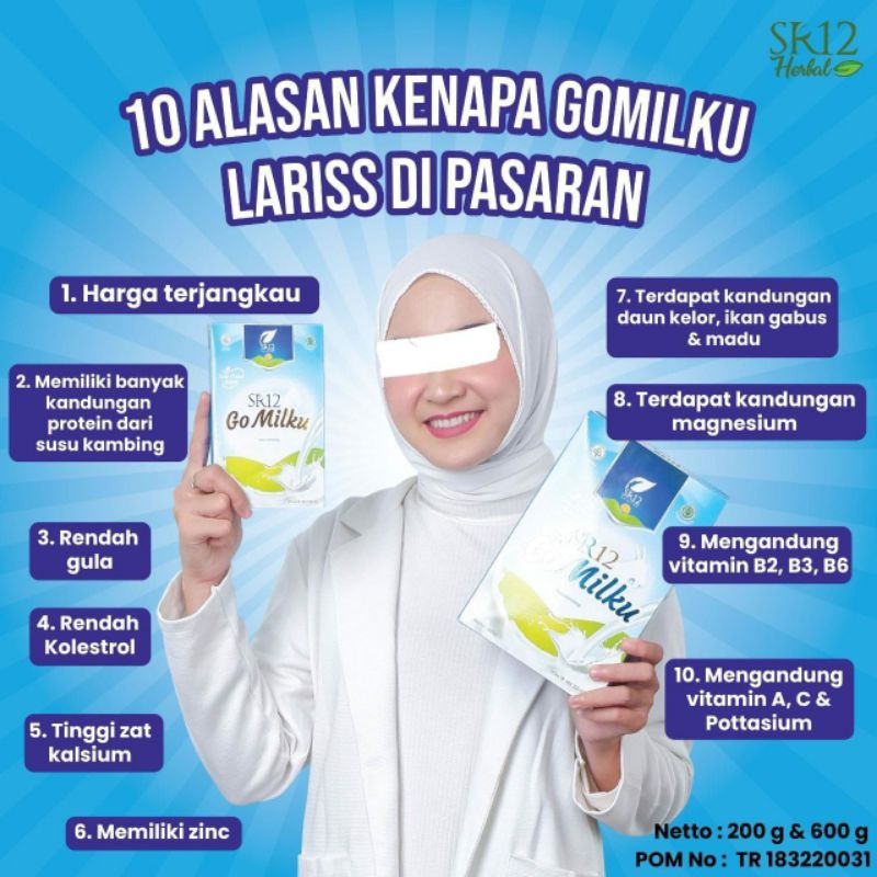 

GoMilku SR12 PREMIUM QUALITY Susu Kambing etawa