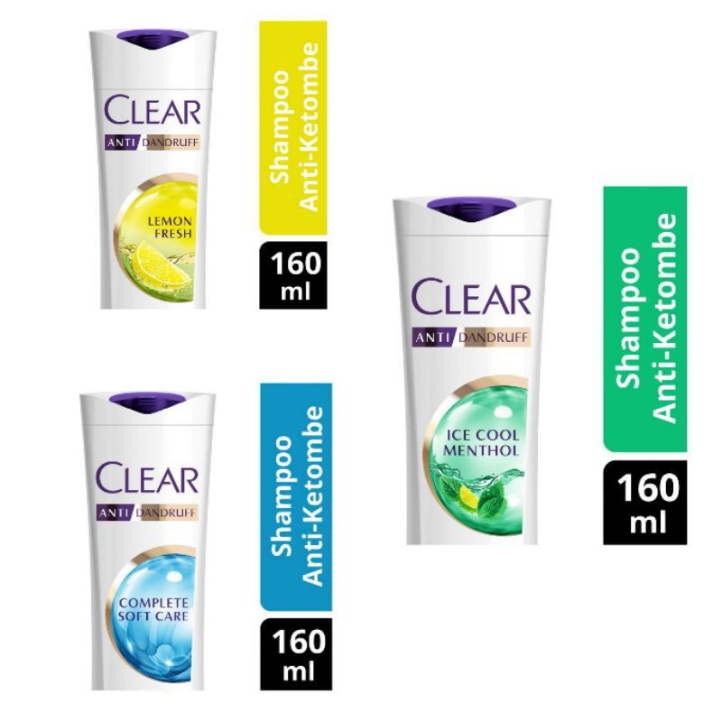 CLEAR SHAMPO BOTOL 160ml