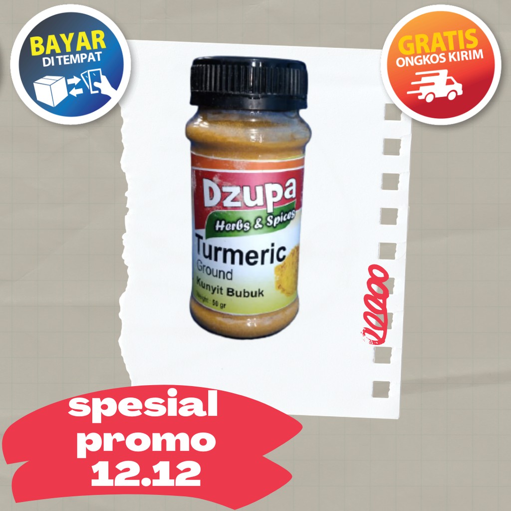

Dzupa Kunyit Bubuk - Pure Natural Turmeric Ground