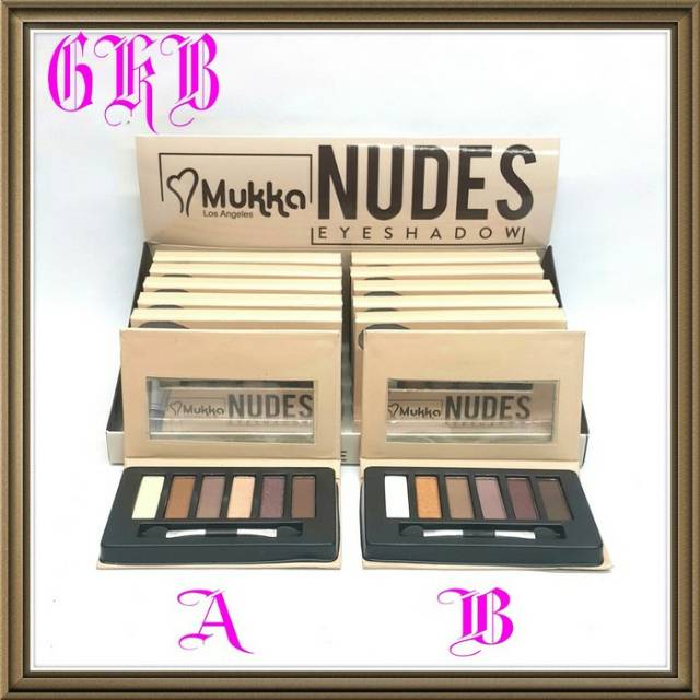 EYESHADOW MUKKA NUDES 6.WARNA SERI 2