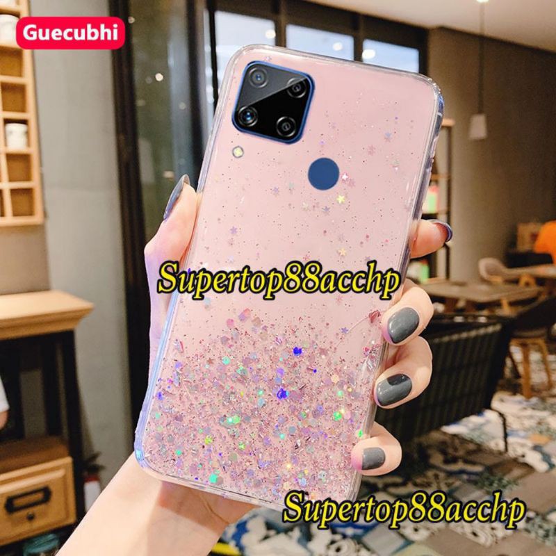 Xiaomi Redmi 9C Casing Soft Case Tpu Bahan Premium Glitter Glossy