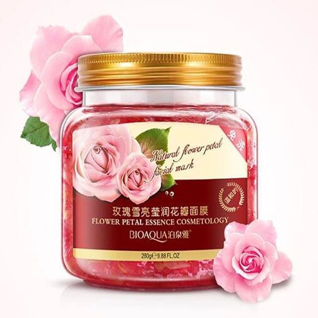 BIOAQUA FLOWER ROSE PETAL MASK