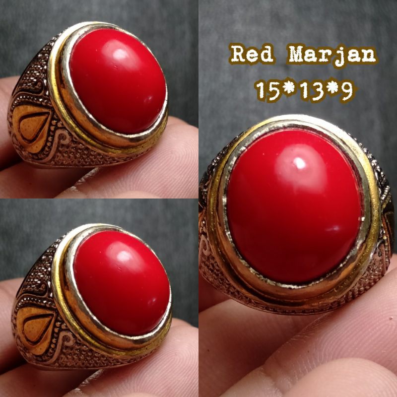Cincin Red Marjan