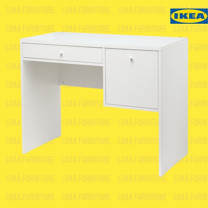 SYVDE IKEA Meja Rias 100x48 cm - Putih - Putih