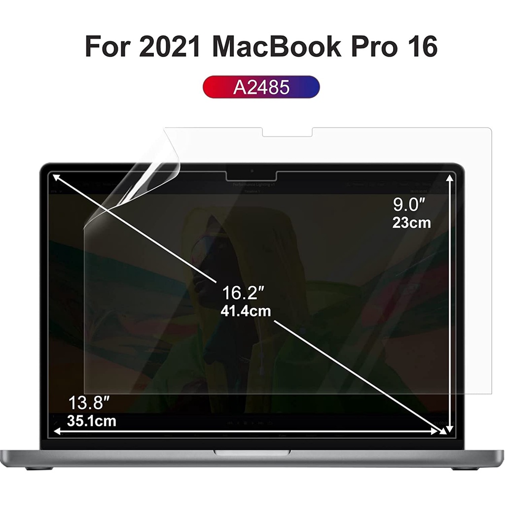 Pelindung Layar LCD Screen Guard Protector Anti Gores MacBook Pro 14 16 inch 2021 M1 Pro Max A2442 A2485