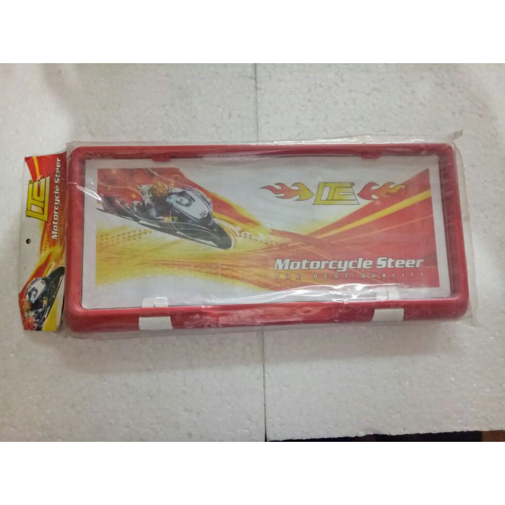 CoverTempat Plat Nomor Motor Model Baru ( New Model )