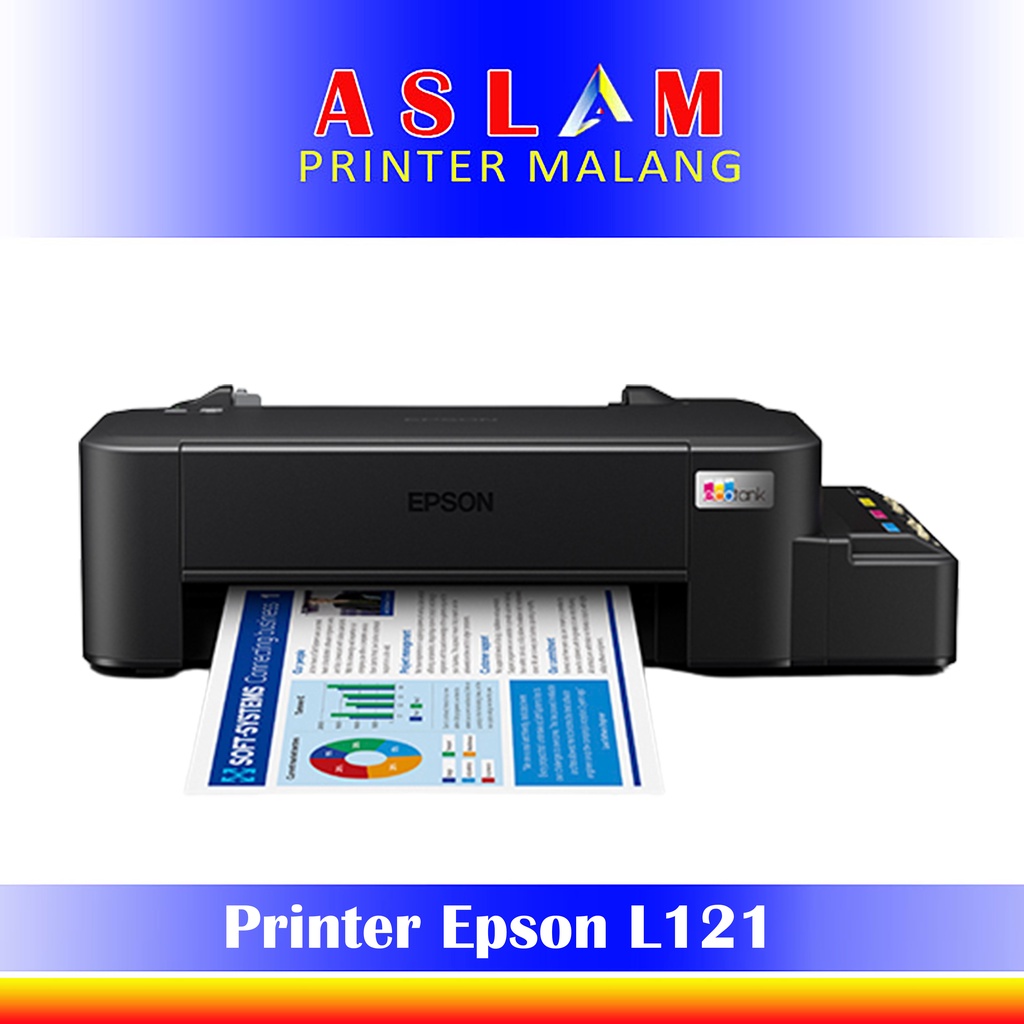 Jual Printer Epson L121 Original Print Only Merupakan Pengganti Printer Epson L120 Ink Tank 6052