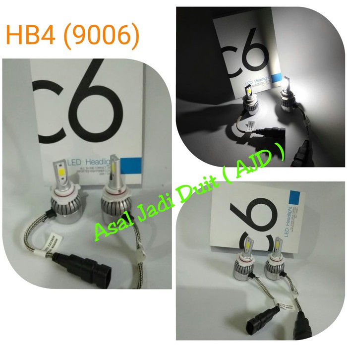 LAMPU LED MOBIL BULB LED C6 HB4 (9006)