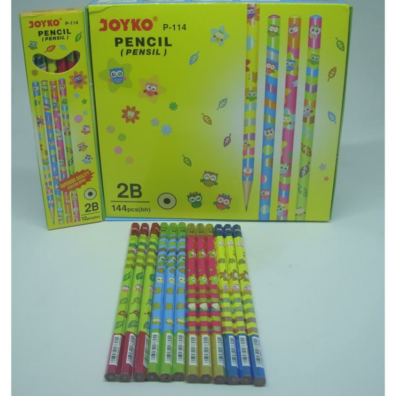

Pensil Joyko 2B P-114 per pak