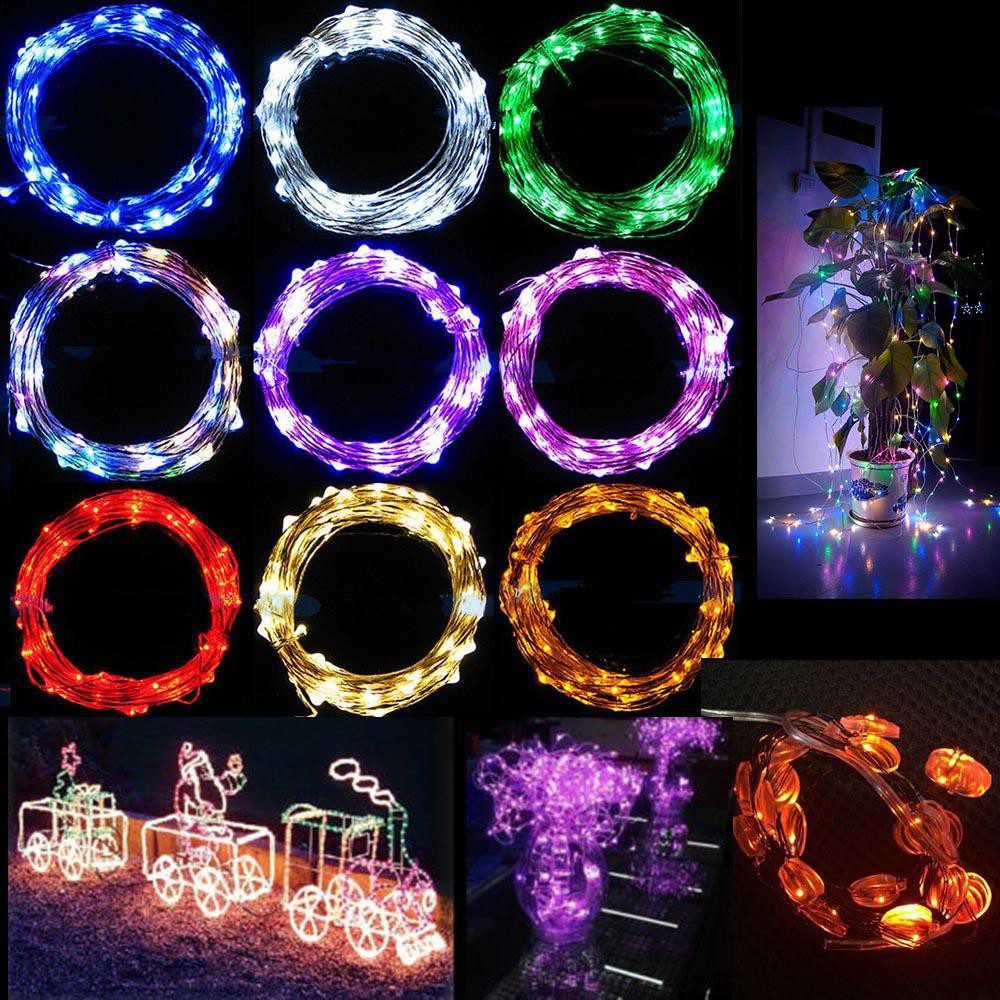 GO! 062 TUMBLR LIGHT 10 METER 50 LED PACKING PLASTIK LAMPU NATAL FAIRY LIGHT DEKORASI COD