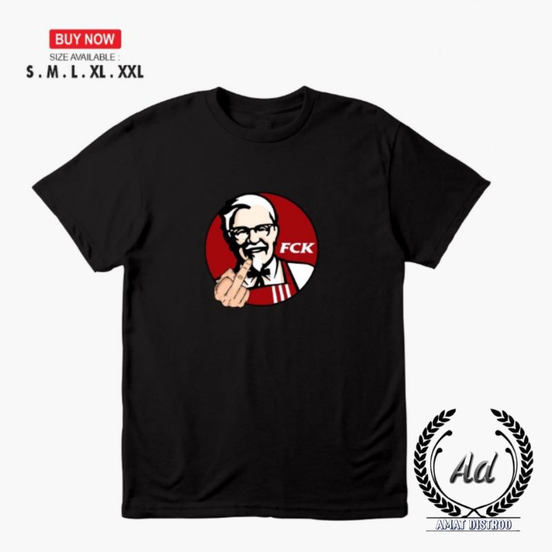 MILIKI KAOS Distro KFC Fuck Kaos Distro Pria Wanita DTF