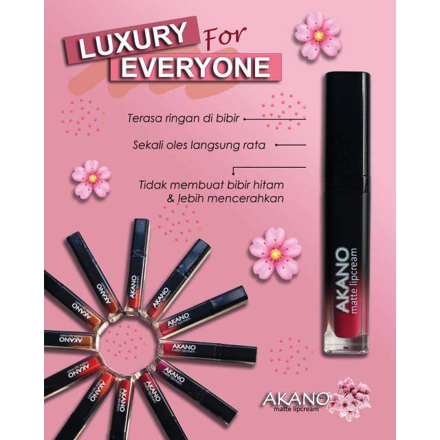 Akano Lip Cream Matte