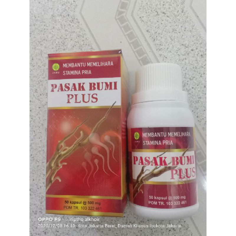 Kapsul Herbal Pasak Bumi Plus Memelihara Stamina