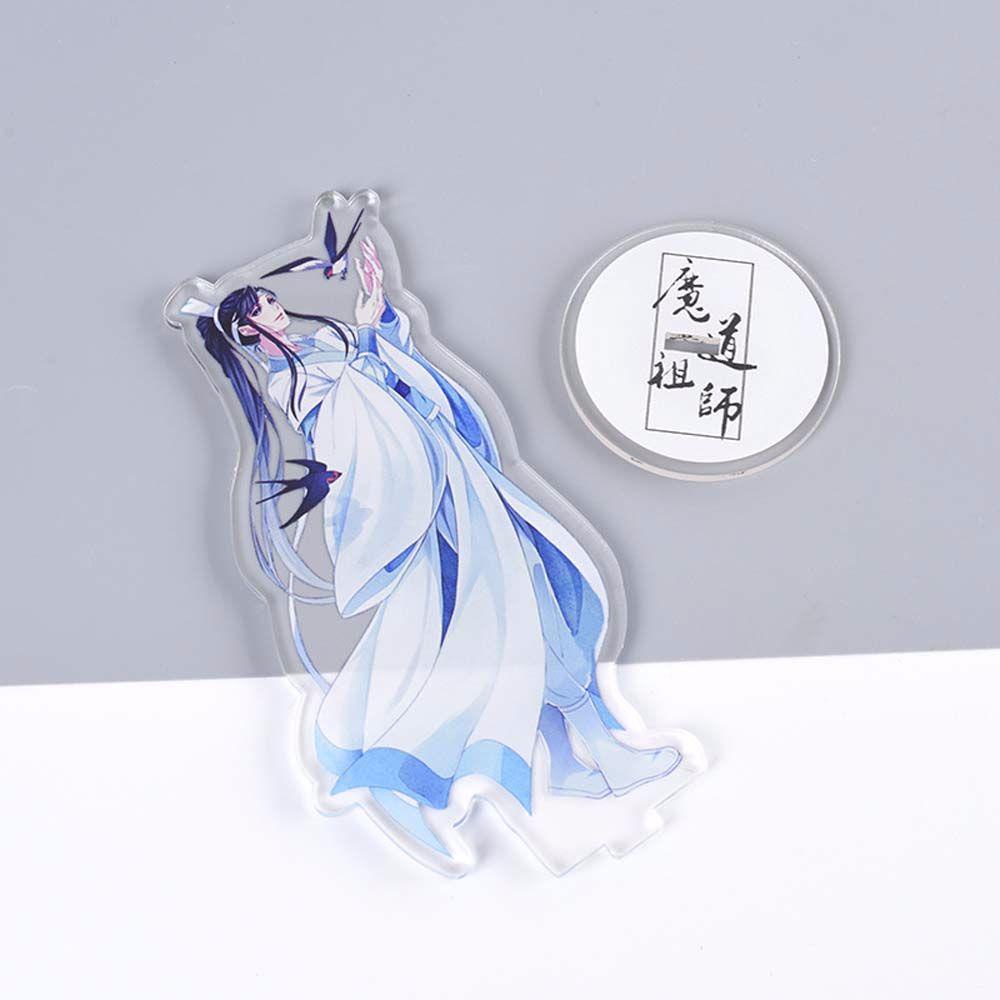 Augustina Mo Dao Zu Shi Jin Ling Jiang Cheng Dekorasi Mainan Koleksi Model Action Figure Wei Wuxian Desktop Standing Kartu Figure Model Plat