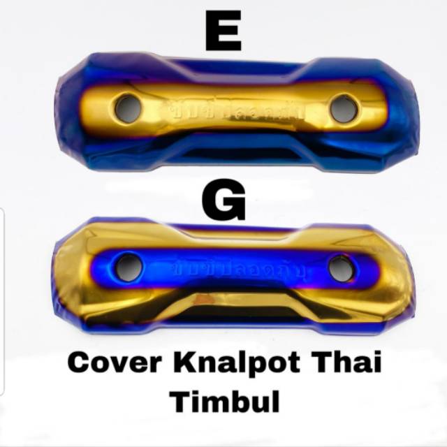 Cover tutup Tameng pelindung knalpot zoomer tulisan thailand beat vario scoopy genio spaci vario 125