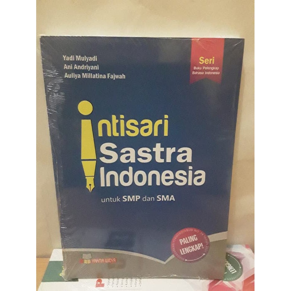 BUKU INTISARI SASTRA INDONESIA UNTUK SMP DAN SMA