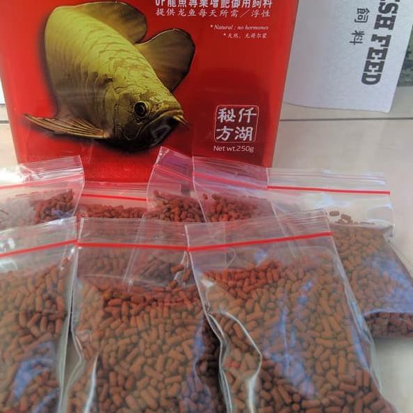 1077✓✓(=) Pelet Ikan Arwana SR (Super Red) dan RTG Ocean Free Repack 10gr 1077✓✓(=)