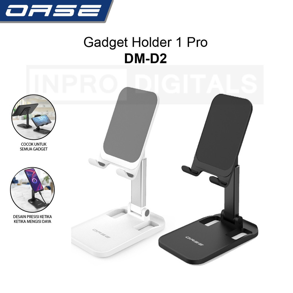 OASE DM-D2 Phone 1 Pro Gadget Desk Holder Portable iphone Android Adjustable Stand Garansi Resmi