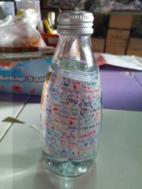 ZODA BOTOL KACA  250ML. 2 BOTOL.SAMEDAY/INSTANT