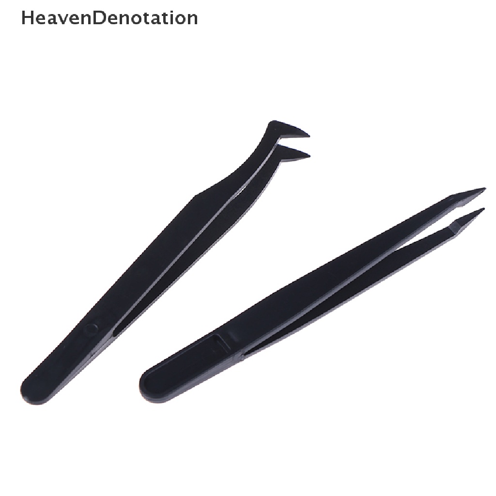 [HeavenDenotation] Curved Straight Tip Forceps Diamond Painting Tweezers Plastic Picking Tweezers