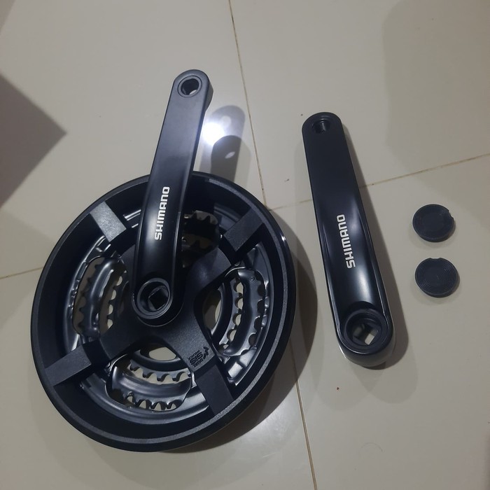 Crank Gir Depan Frontdrive Sepeda 42T 48T SHIMANO FC TY 301 TY301 170mm 3speed FD