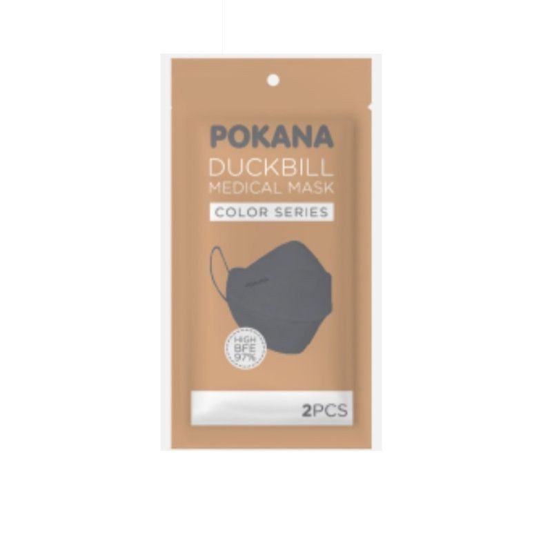 POKANA DUCKBILL MEDICAL MASK ISI 2 PCS