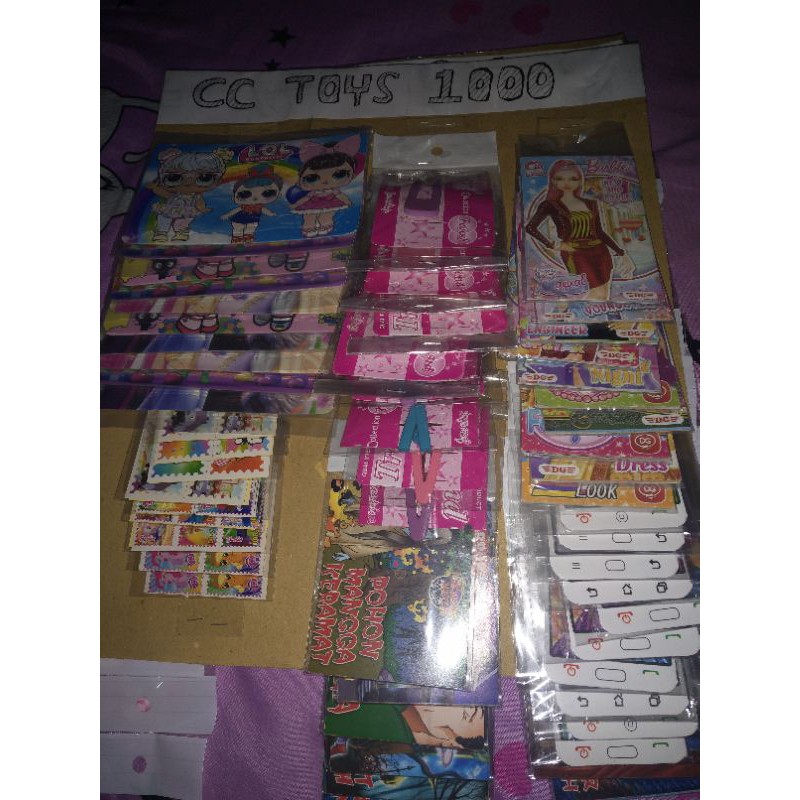 mainan renceng 1000 an isi 50 pcs