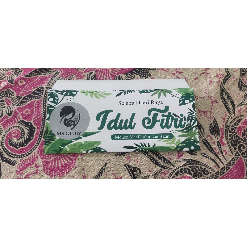 

Amplop lebaran panjang Ms Glow