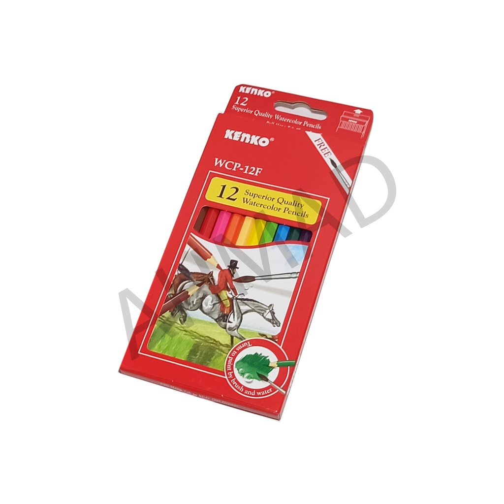 

[ SET ] Kenko 12 Superior Quality Watercolor Pencils WCP-12F