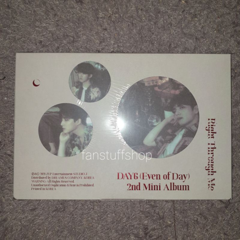 [Ready Stock] DAY6 (Even of Day) - Right Through Me + PO Benefit (Supplier/Withdrama WD)