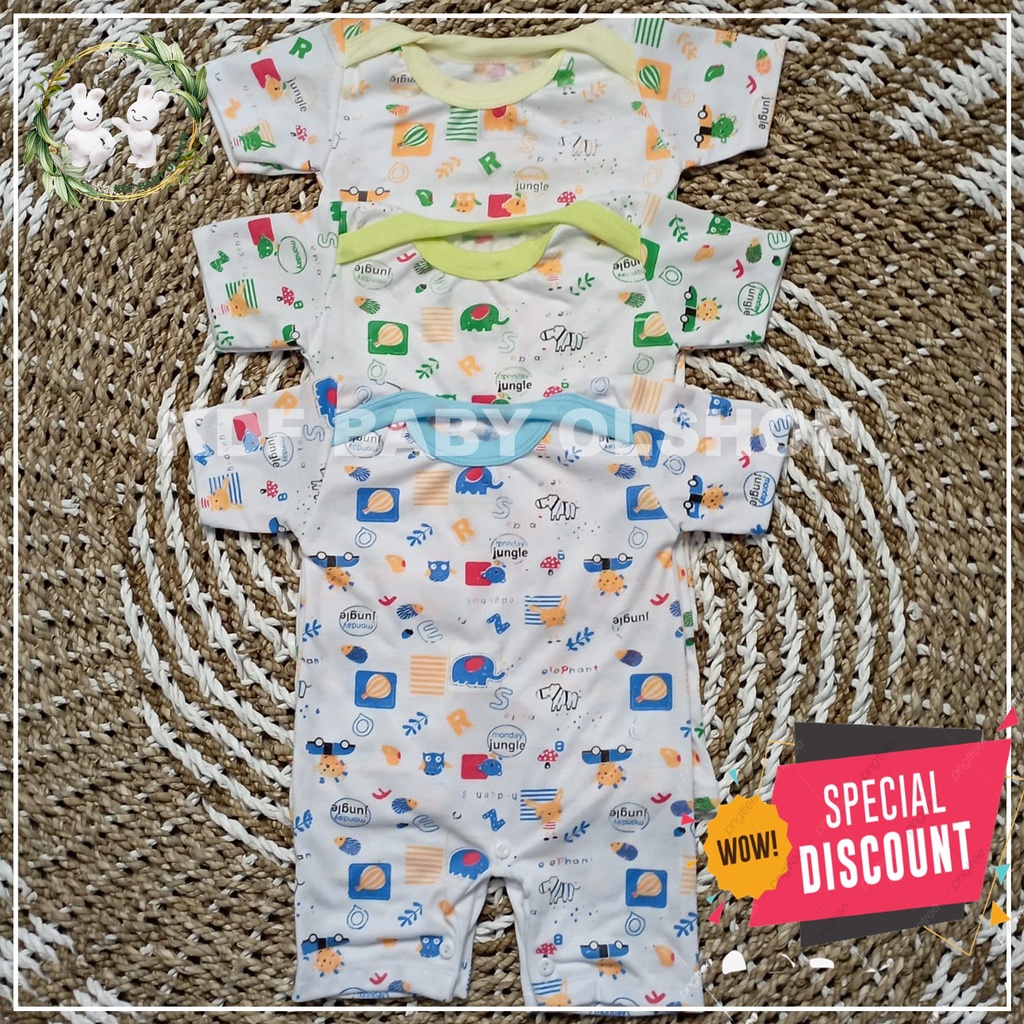 3 PCS ROMPER BAYI,ROMPER ANAK BAYI,LAKI-LAKI PEREMPUAN,JUMPER ANAK BAYI,COWO-CEWE,ROMPER USIA 0-4 BULAN,ROMPER BAYI BARU LAHIR-ROMPER NEW BOARN