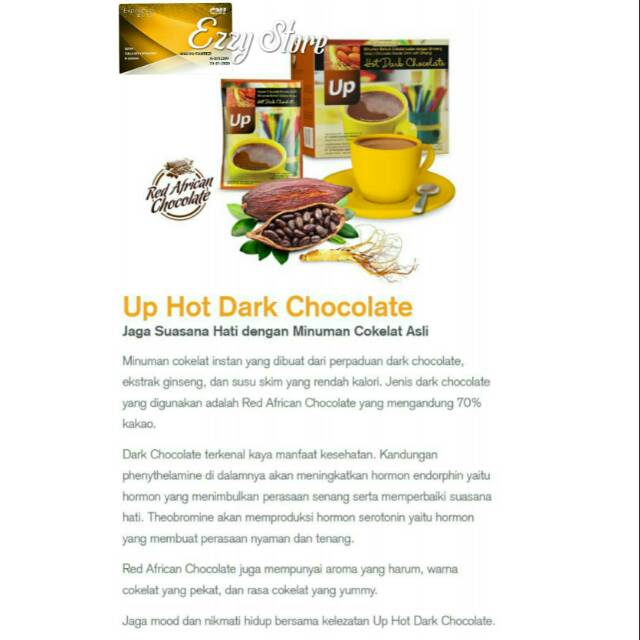 

CNI Up Hot Dark Chocolate
