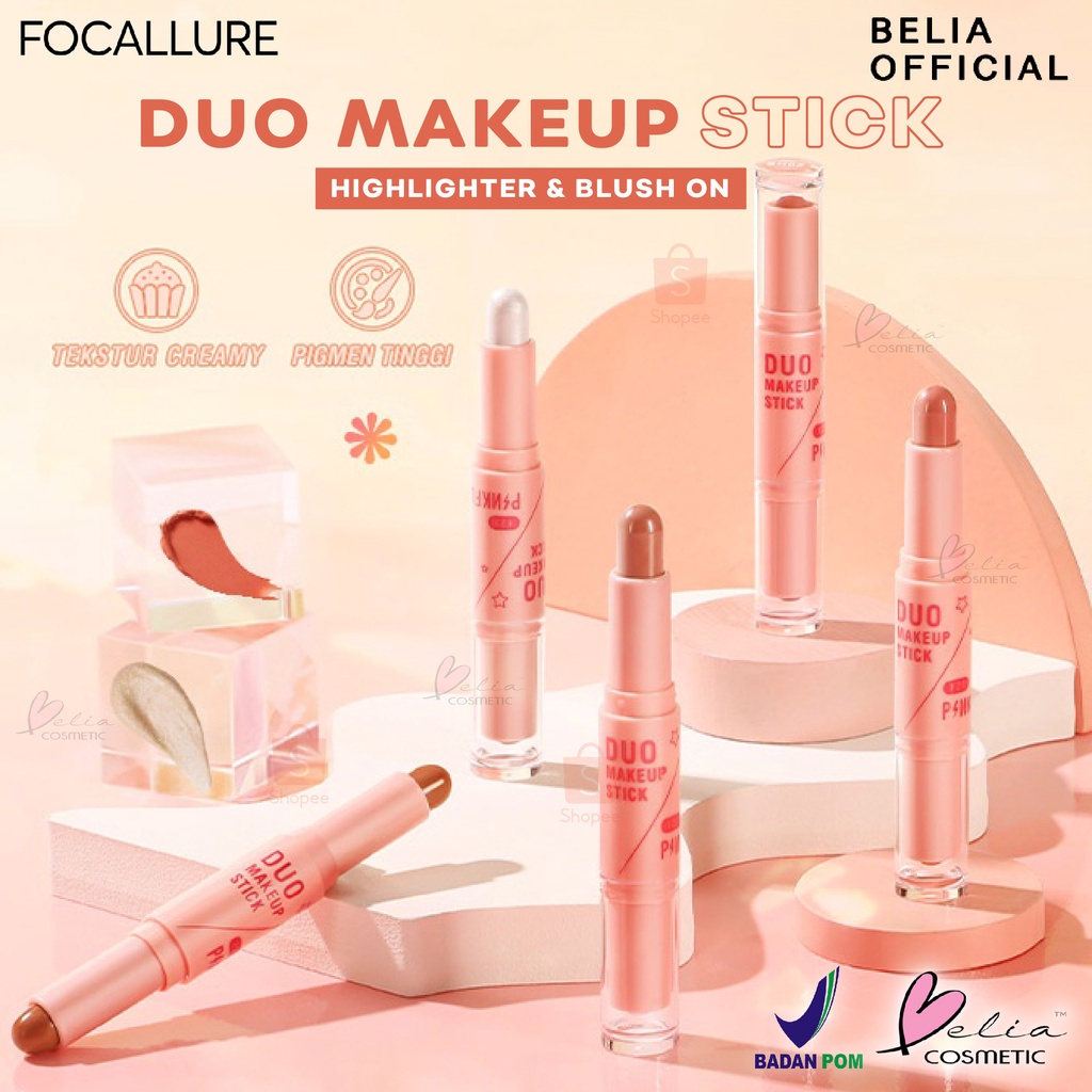 (READY &amp; ORI) Pinkflash Pink Flash Duo Makeup Stick Blusher Control PF-F21