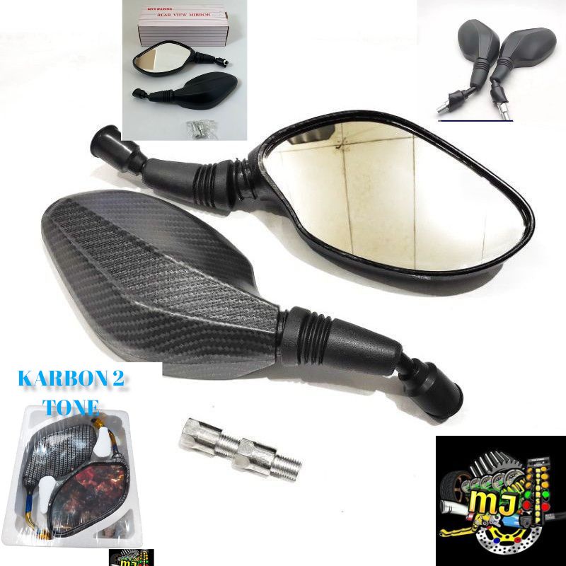 Spion Click  Karbon Spion Model click 125 Hma Hitam/Spion Klik two tone TERMURAH.