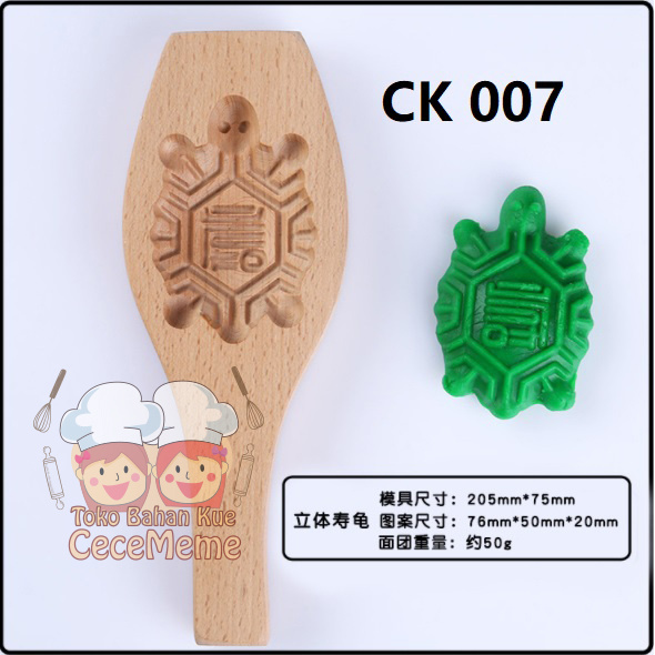 Cetakan Kayu Mooncake Kue Tok Angku Thok Angkong Pia TioCiu Kura Kura