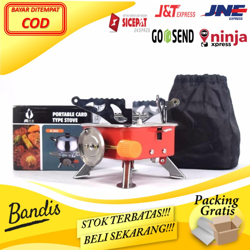 B03 a peralatan kemping kompor gas portable mini pembakaran camping