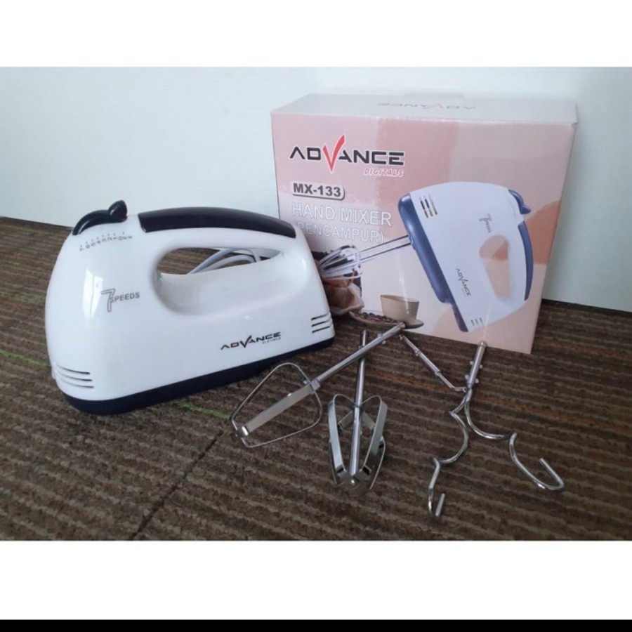 Promo COD!!! Advance Hand Mixer Untuk Membuat Kue Dan Lainya 7 Kecepatan MX-133 Berkualitas