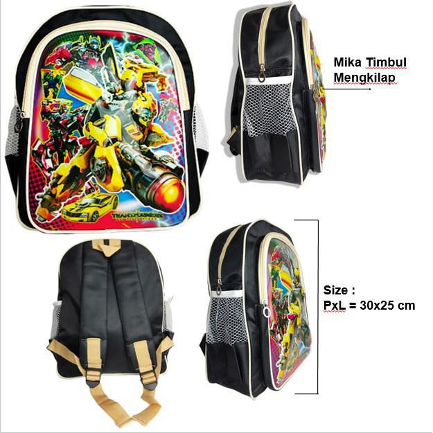 TAS RANSEL ANAK KARAKTER TIMBUL 2D KARAKTER