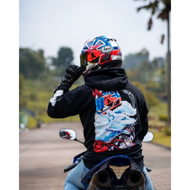 Hoodie white fox prostreet LIMITED EDITION
