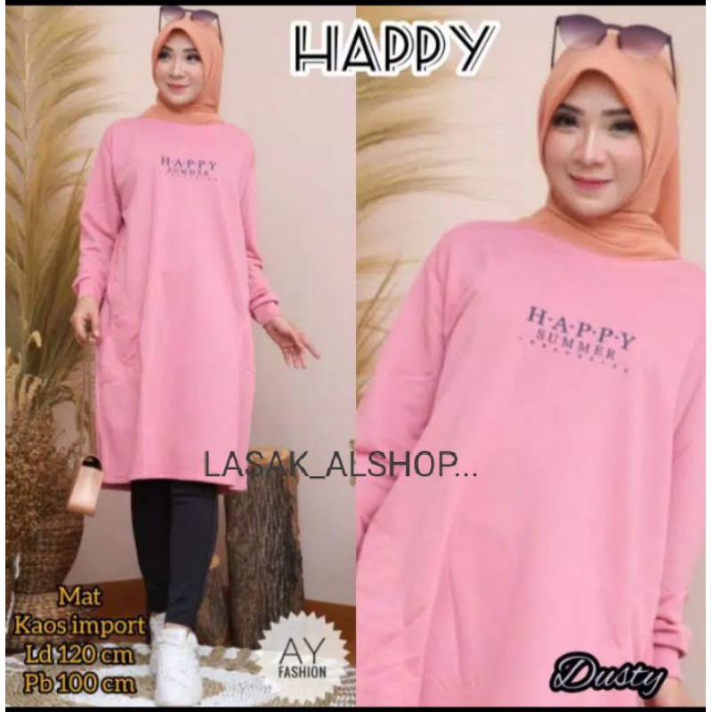 TUNIK KAOS BABYTERRY IMPORT TERBARU..ATASAN MUSLIM WANITA..MOTIF RANDOM ( UKURAN JUMBO )