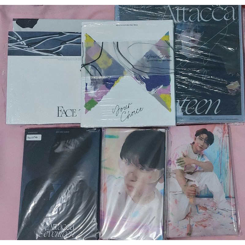 ALBUM ONLY SEVENTEEN YOUR CHOICE, ATTACCA, FACE THE SUN