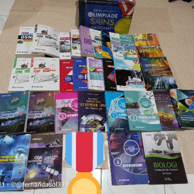 PROMO Paket Lengkap Buku OSN SMA LOPI - Panduan Latihan Soal KSN KSM OSN Sukses Menjuarai OSN Matema