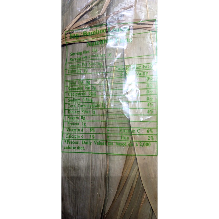 

Dried Bamboo Leaves / Daun Bakcang Kering / Ling Feng Brand 400gr