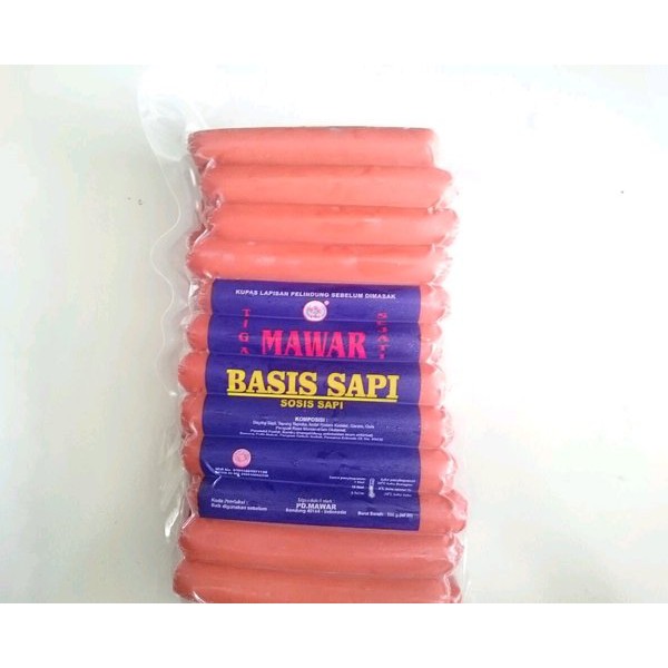 

Basis Sapi Mawar Sosis Warna Merah 500 gram AEESHASTORE