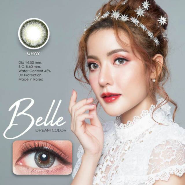 Softlens Belle Wedding by dreamcolor pernikahan botol gray brown lensa kontak