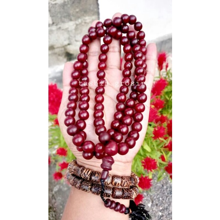 Tasbih pocok tasbih pocok lontar biji gebang tasbih biji gebang tasbih biji 12 mm