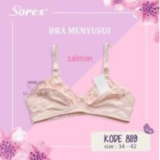 Bra Menyusui Sorex 8119 / Maternity Bra / BH Tanpa Busa TANPA KAWAT