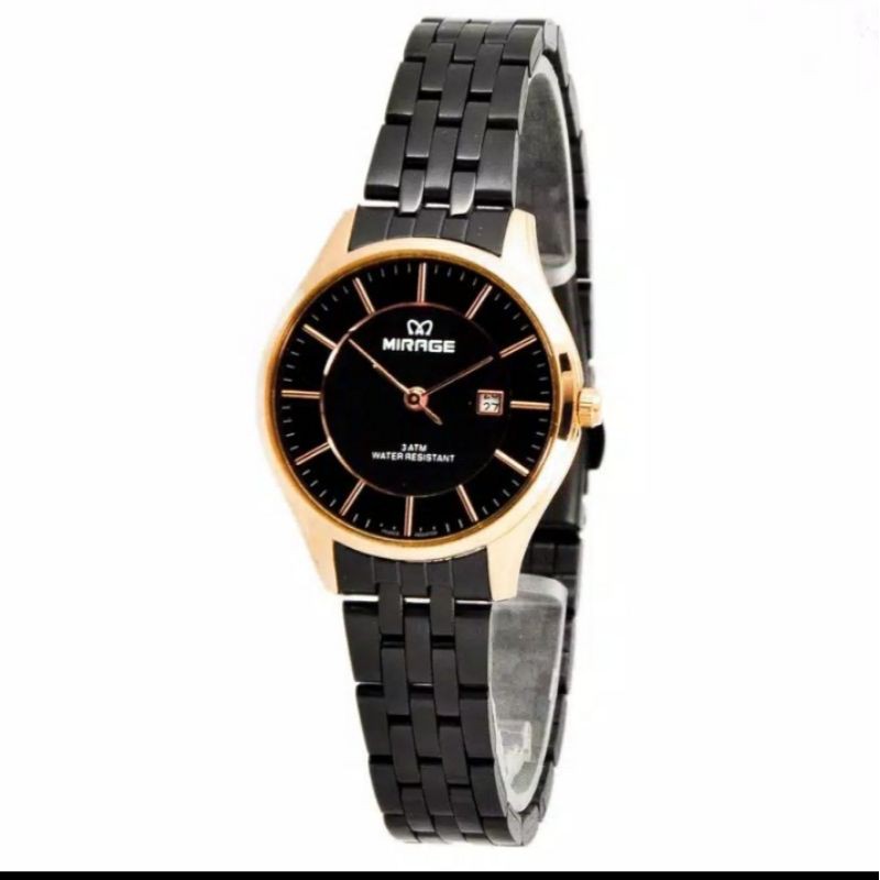 MIRAGE JAM TANGAN WANITA Hitam 8544L