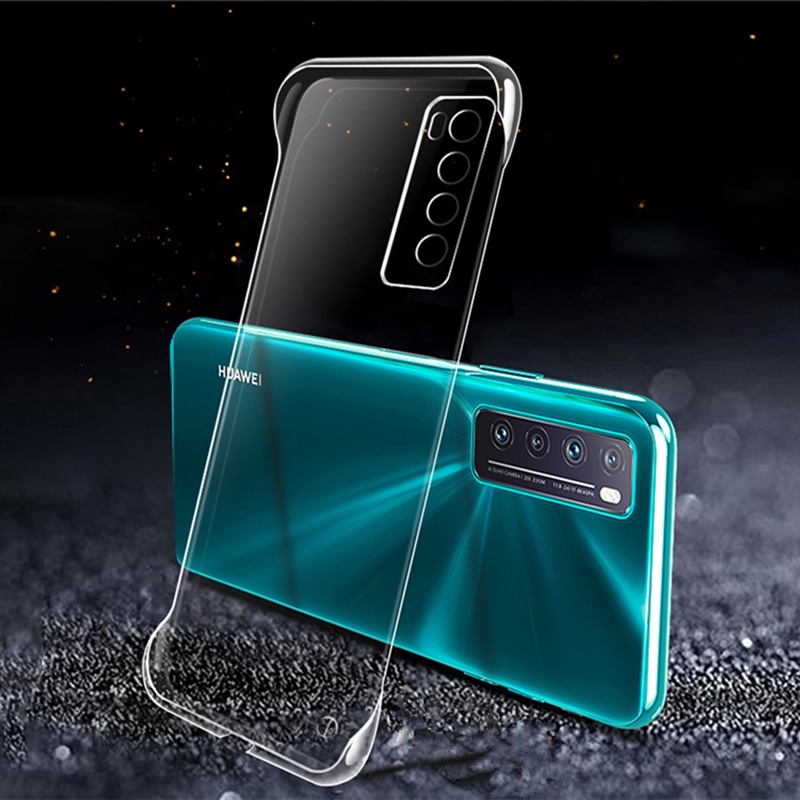 Hard Case Transparan Tanpa Bingkai Tahan Banting Ultra Tipis Untuk Huawei Honor 20 30 50 60 9X Pro V40 X20 X30i P20 P30 P40 V30 Pro